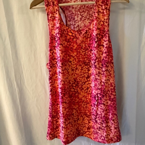 Title nine Tops - Titles Nine Vibrant Pink and Orange Sleeveless Tank Top XL